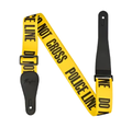 COBEPAM Correa Bellator para Bajo/Guitarra Diseño Police Negro/Amarillo