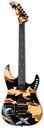 LGLDESERTEAGLE Guitarra Eléctrica LTD Kamikaze Signature George Lynch Black W/Desert Eagle Graphic