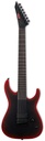 LM7BHTBKMBLKREDBS Guitarra Electrica 7 Cuerdas M-7HT Baritone Black Metal Black Red Burst Satin