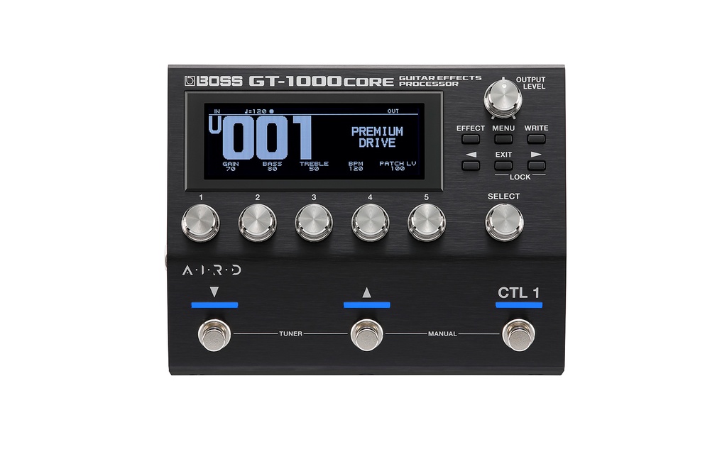 PROCESADOR BOSS DE EFECTOS PARA GUITARRA GT-1000CORE