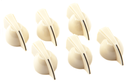 PAQUETE DE 6 PERILLAS FENDER PARA AMPLIFICADOR CHICKEN HEAD CREAM 0058164049