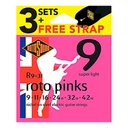 PAQUETE ROTOSOUND DE 3 ENCORDADURAS OTO PINKS R9-31