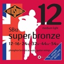 ENCORDADURA ROTOSOUND P/ELECTROACUSTICA SUPER BRONZE SB12