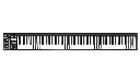 TECLADO CONTROLADOR ICON MIDI USB IKEYBOARD 8X
