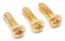 83302 – Tornillos dorados para cubierta del alma (truss‑rod) de Taylor
