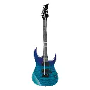 GUITARRA ELECTRICA IBANEZ ''GIO RG'' AZUL DEGRADADO TRANSPARENTE GRG120QASP-BGD