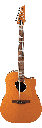 GUITARRA ELECTROACUSTICA IBANEZ ''ALTSTAR'' ANARANJADO OBSCURO METALICO ALT30-DOM