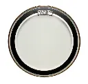 PARCHE 24" AQUARIAN SERIE SUPER-KICK TRANSPARENTE CON SORDINA FLOTANTE UNA CAPA SKI24