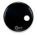 PARCHE 22" AQUARIAN SERIE PORTED BASS FRONTAL NEGRO CON AGUJERO DE 4 3/4" SMPTCC22BK