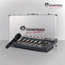MX-702USB MEZCLADORA NO AMPLIFICADA DE 7 CANALES CON MICRÓFONO Y MALETÍN
