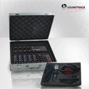 STUDIO 6 KIT MEZCLADORA NO AMPLIFICADA DE 6 CANALES CON AUDÍFONOS Y MALETÍN
