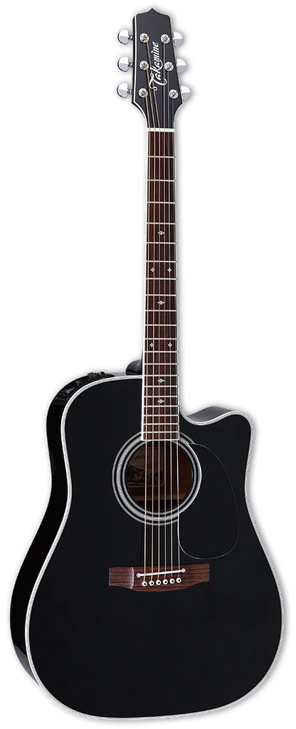Guitarra electroacústica  Takamine EF341SC negra